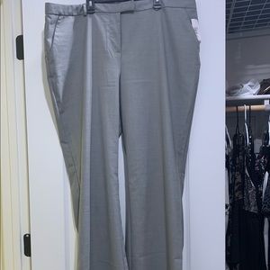 Old Navy sz 18R light gray classic slacks NWT